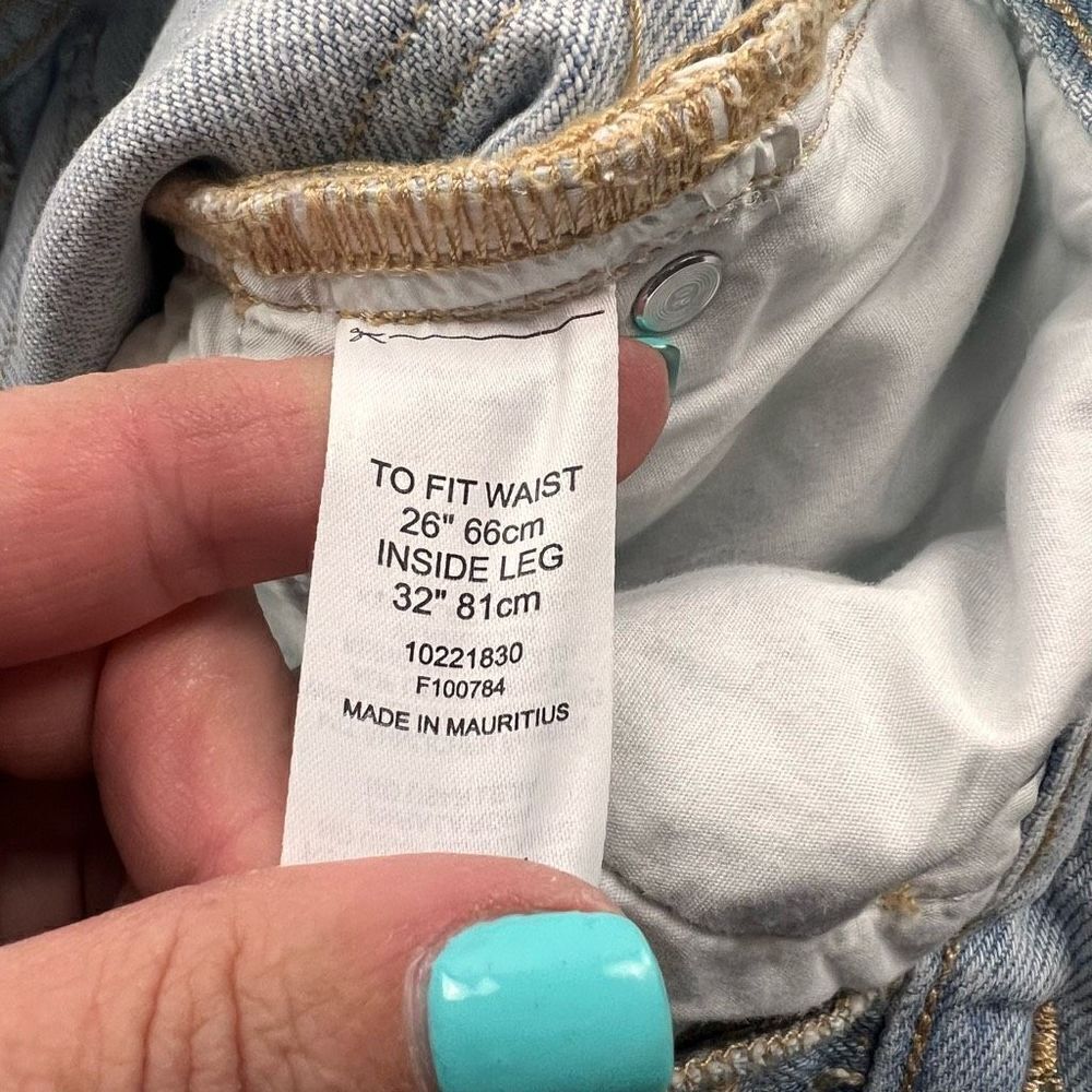 ASOS slouchy high rise mom jean 26 - Picture 6 of 8